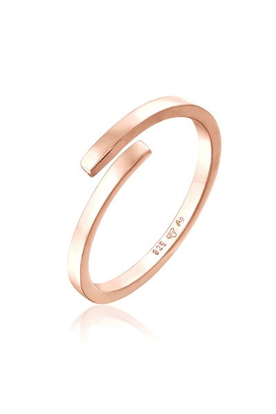 ELLI Inel Geo Trend pentru femei - Argint Sterling 925 Wrap Open