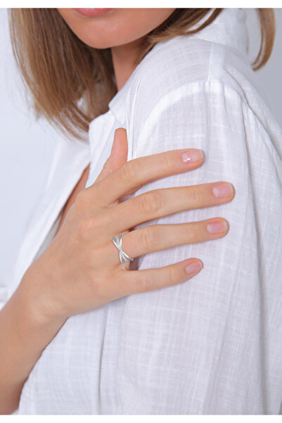 ELLI Prsten Prsten Wrap Crystals 925 Sterling Silver