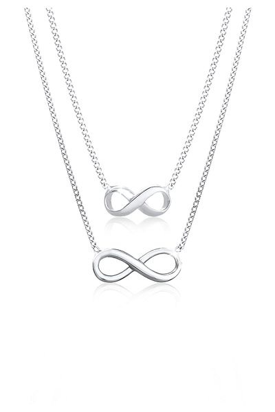 ELLI Náhrdelník Women Infinity Symbol Mother Child Love Connection in 925 Sterling Silver