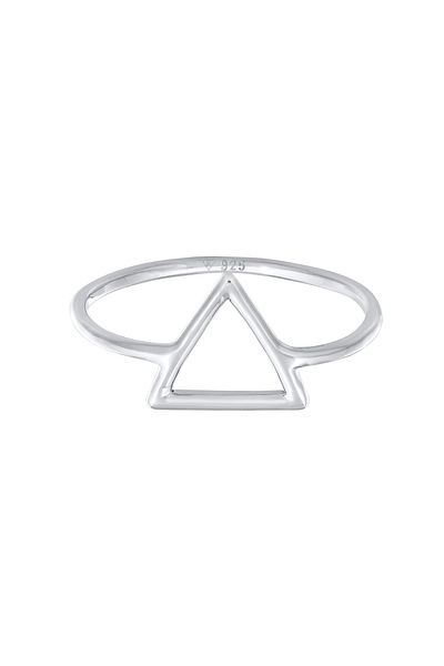ELLI Inel Damă Triunghi Geo Trend Filigran În Argint Sterling 925