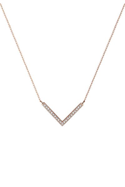ELLI Halskette V-Kette Crystal 925 stříbrná