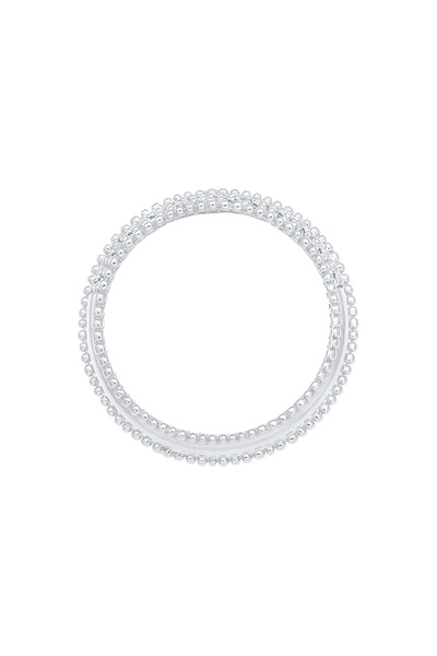 ELLI Dámský zásnubní prsten s diamantem (0,12 ct.) ze sterlingového stříbra 925