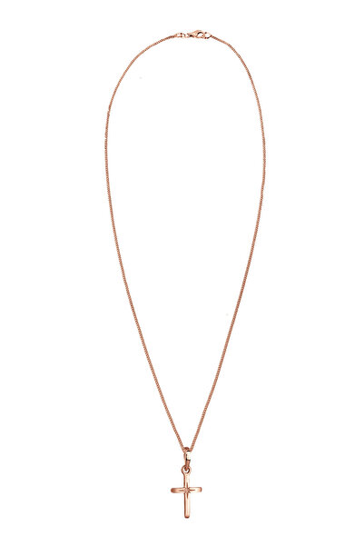 ELLI Dámský náhrdelník s křížkem a gravírovanou hvězdou, filigrán ze sterlingového stříbra 925