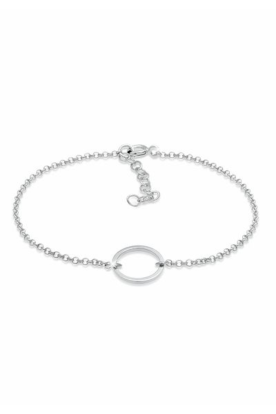 ELLI Brățară Femeie Cerc De bază Geo Look Din Argint Sterling 925