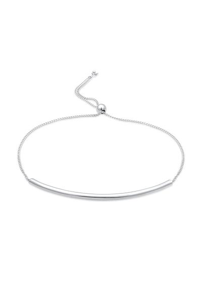 ELLI Bratara Femeie Filigran Basic Minimal Ajustabila In Argint Sterling 925