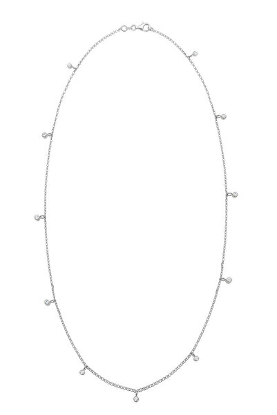 ELLI Dámský náhrdelník solitaire s krystaly ze sterlingového stříbra 925