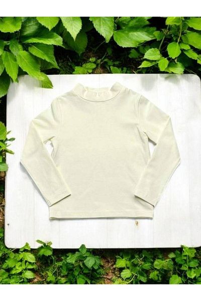 Zekids Girls Turtleneck Cotton Blouse
