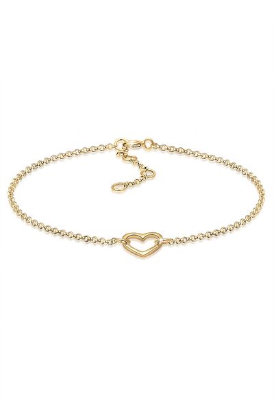 ELLI Bracelet Ladies Heart Symbol Love Filigree In 925 Sterling Silver