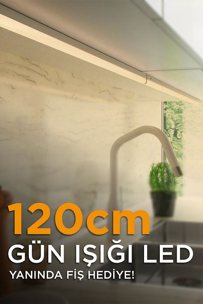 Grn Light 120cm Kitchen Counter Lighting - Shelf Lighting, Daylight Led Set with Switch
