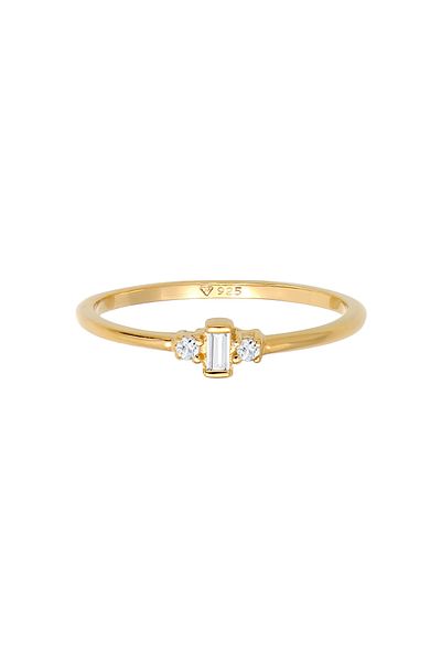 ELLI Ring Premium Ring Ladies Solitaire Engagement Filigree With Topaz In 925 Sterling Silver Gold P