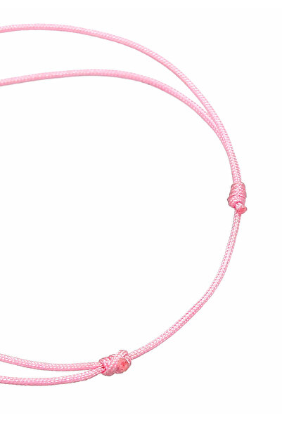 ELLI Detský náramok Melón, viacfarebný nylonový žltý, nastaviteľný, zo striebra 925