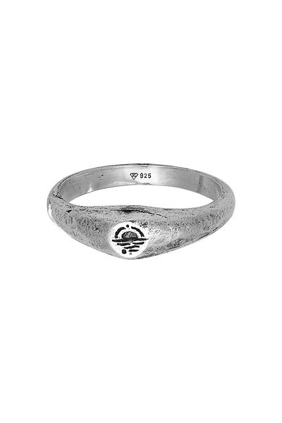 HAZE & GLORY Ring Hg - Ring Herren Aus 925 Sterling Silber, Schmuck Herren, Silberring Oxidiert, Sonne