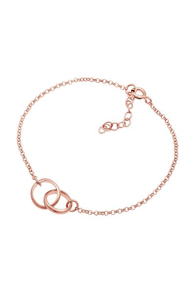 ELLI Armband Damen-Erbsenkettenringe, kombiniert mit 925er Sterlingsilber