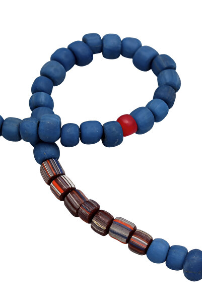 KUZZOI Pánský náhrdelník s korálky v hnědém městském stylu ze sterlingového stříbra 925