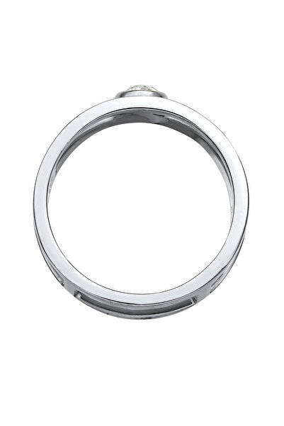 ELLI Dámský prsten PREMIUM s dvojitým solitérem a zářivými krystaly ze sterlingového stříbra 925