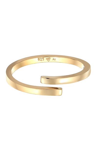 ELLI Ring Ladies Wrap Open Geo Trend In 925 Sterling Silver
