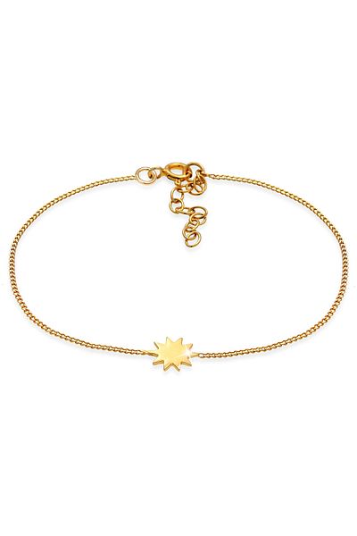 ELLI Brățară Sun Summer pentru femei - Filigran Minim Design, Argint Sterling 925 Reglabil