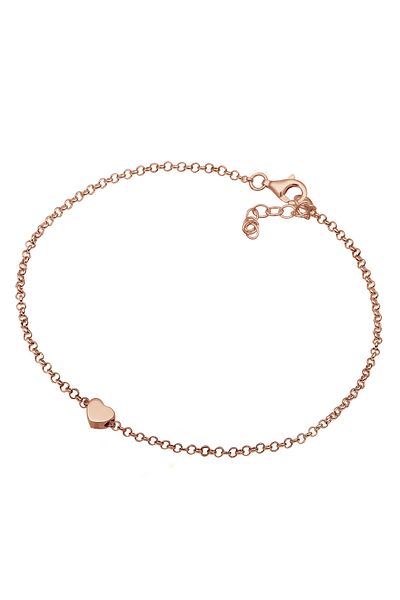 ELLI Armband Damen Herz Anhänger Love Filigran aus 925 Sterling Silber