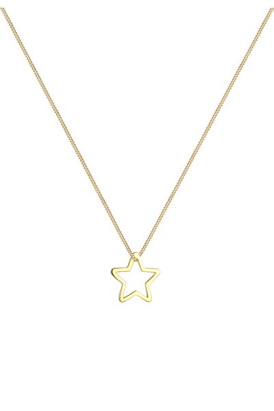 ELLI Necklace Women Star Pendant Filigree In 925 Sterling Silver