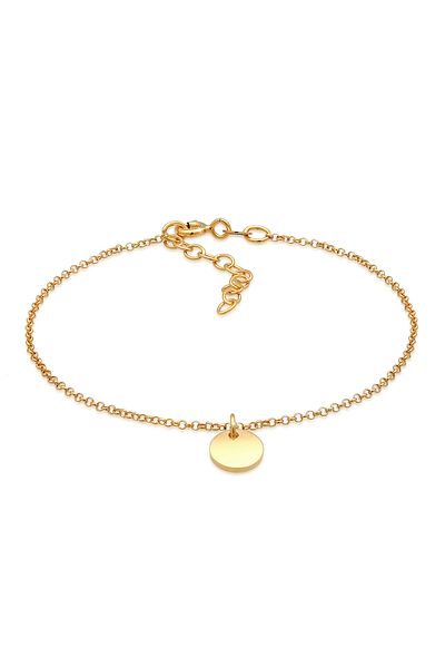 ELLI Bracelet Plate Round Coin Basic Trend Geo 925 Silver