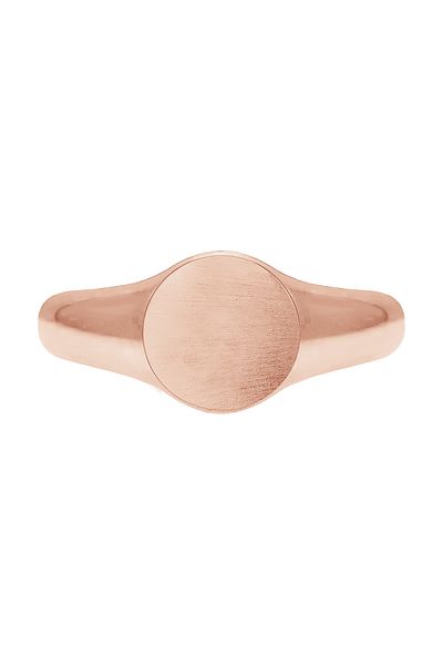 ELLI Ring Matt Oval Geo Basic 925 Sterling Silber