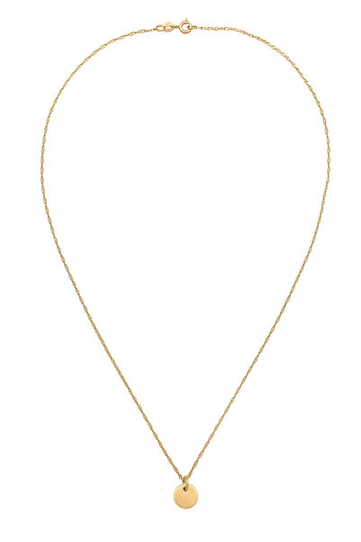 ELLI Dámský kulatý přívěsek s náhrdelníkem ze sterlingového stříbra 925