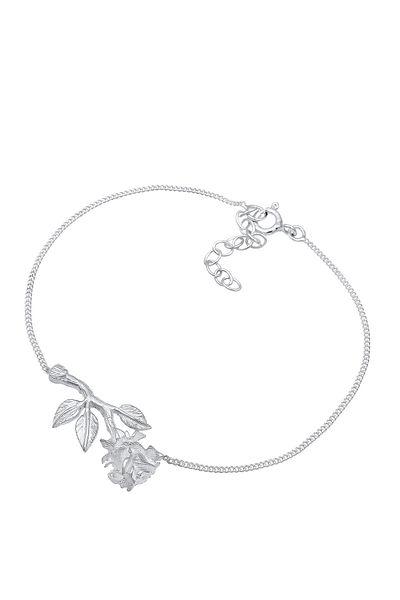 ELLI Bratara Femeie Pandantiv Trandafir Elegant Trend Argint Sterling 925