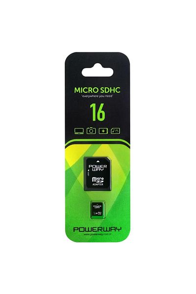 Mu Art Powerway Pwr-16 16 Gb Micro Sd Memory Card (4767)