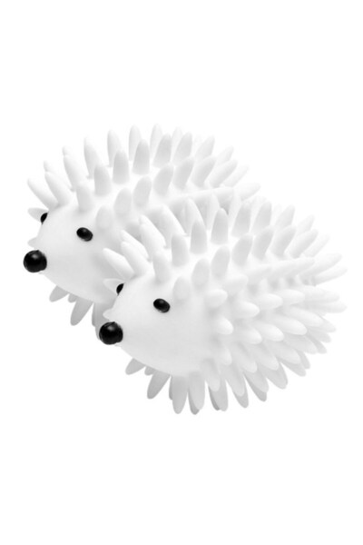 thebestnzm 2-Piece Hedgehog Model Lint Collector Anti-Wrinkle Laundry Dryer Ball (3936)