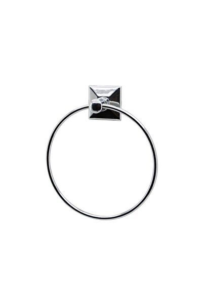 Go İthalat Adhesive Round Metal Towel Holder (5372) Tygoo-Rsgo4569