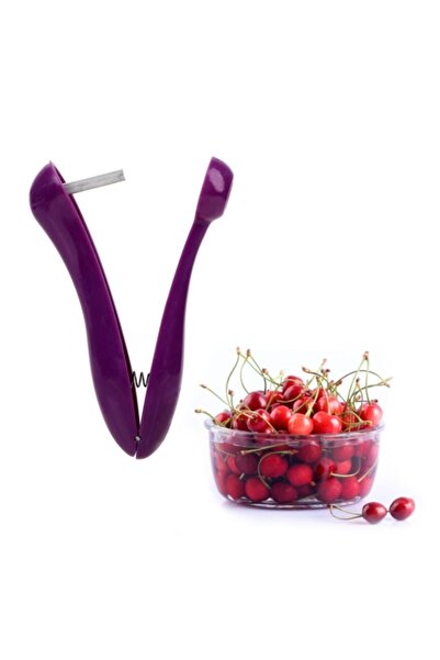 Go İthalat Pratik Kolay Zeytin ve Vişne Çekirdeği Çıkarma Aleti Aparatı (4457)