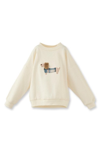 Maya And Luca Boy's Double Set - Long Sleeve Embroidered Sweatshirt and Pants
