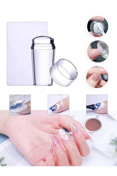 RUBY BOUTİQUE Nail Printing Apparatus Silicone Head Transfer French Printing Apparatus
