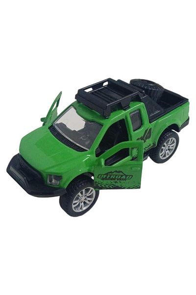 Angoravi Pull Drop Metal Off-Road Vehicle 13 cm - Green