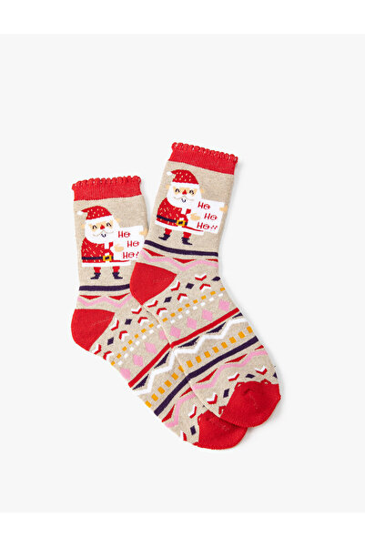 Koton Новогодишни шарени хавлиени чорапи