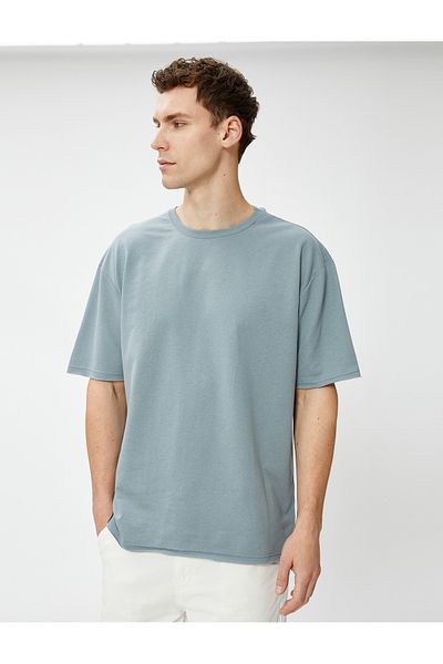 Koton Basic T-Shirt Crew Neck Short Sleeve Cotton