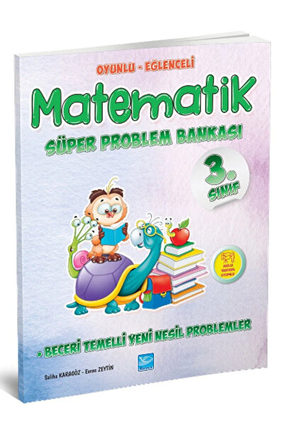 Genel Markalar Koza 3. Sınıf Oyunlu-eğlenceli Matematik Süper Problem Bankası