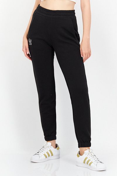 O'Neill Women Regular Fit Embroidered Logo Sweatpants, Black