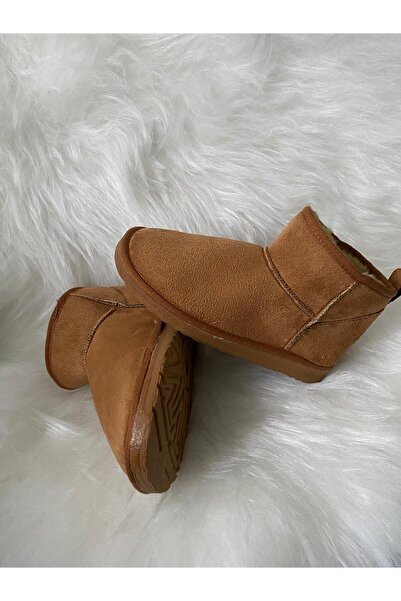 NevaYy collection Mini İçi Kürklü Süet Kadın Bot