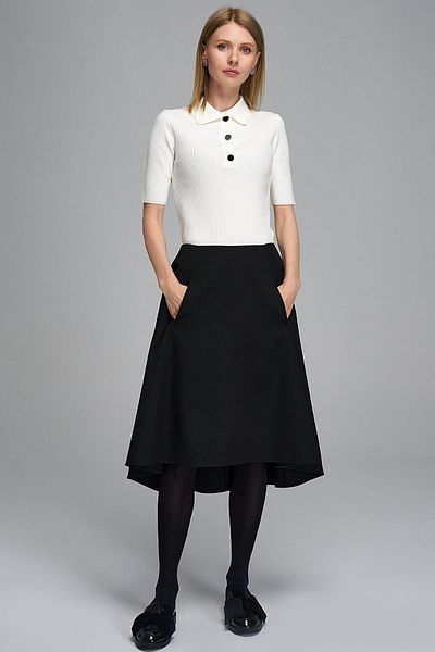 Journey Asymmetrical Front Pocket Detailed Skirt