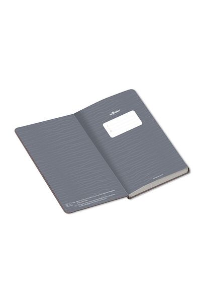 Le Color Navy Blue Minimal Notebook Checked - 17X24Cm