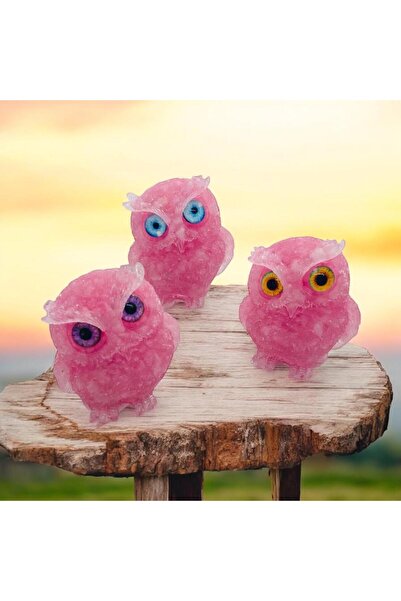 Büke Doğaltaş Tasarım Doğaltaş Baykuş Şans Biiblo