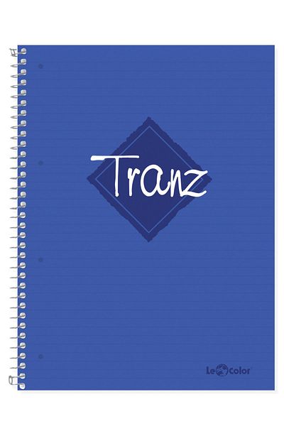 Le Color A5 Lined School Notebook with Plastic Cover - 200Sy Tranz