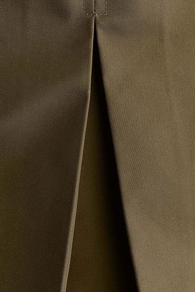 H&M Pleated twill skirt