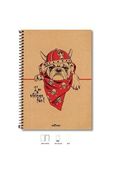 Le Color Eco Kraft Dog A4 Spiral