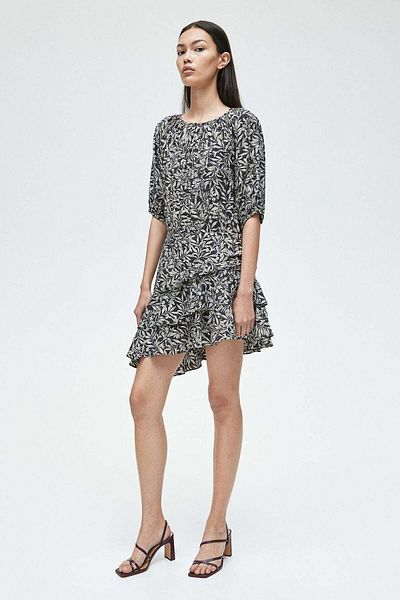 H&M Flounce-trimmed dress
