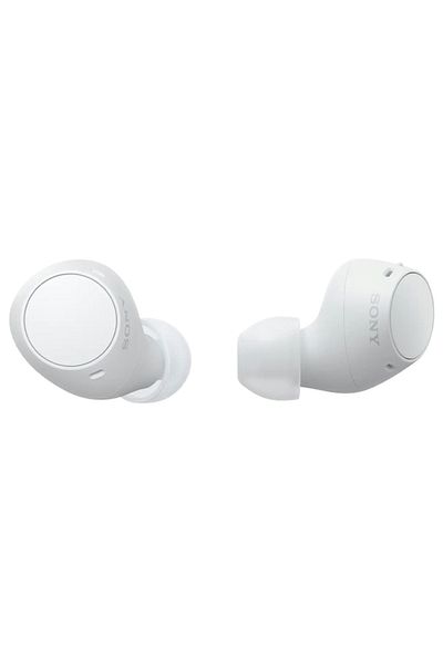 Sony سماعات أذن لاسلكية حقيقية باللون الأبيض | WFC510-W