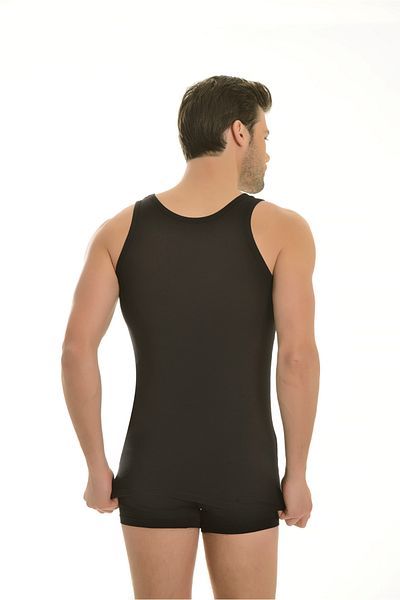 Şenay Modal Luxury Men's Undershirt 2 Pack Quality Goods Black (A-M2003)
