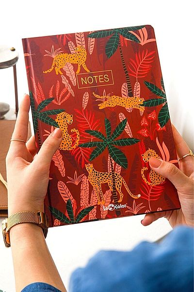 Le Color 17X24 cm Red Tropical Notebook