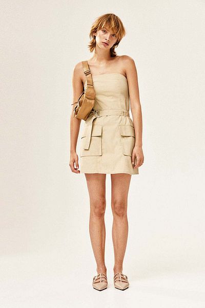 H&M Bandeau utility dress